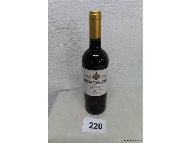 Marques de casablanca 2015 temranillo merlot - afbeelding 1 van  3