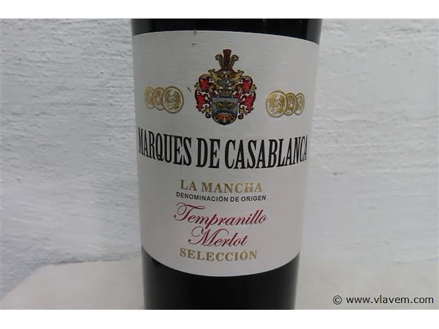 Marques de casablanca 2015 temranillo merlot - afbeelding 2 van  3