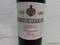 Marques de casablanca 2015 temranillo merlot - afbeelding 2 van  3