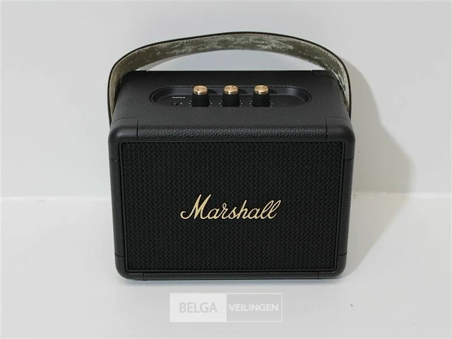 Marshall kilburn ii black & brass bluetooth speaker - afbeelding 1 van  3