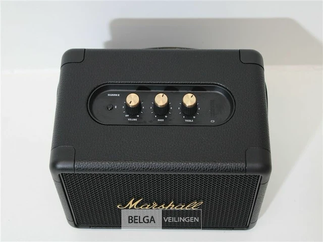 Marshall kilburn ii black & brass bluetooth speaker - afbeelding 2 van  3