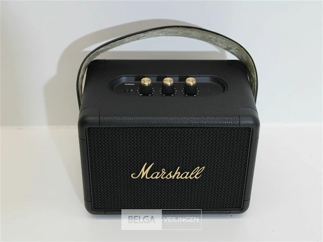 Marshall kilburn ii black & brass bluetooth speaker - afbeelding 1 van  4