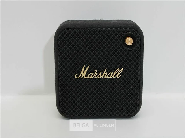 Marshall willen black and brass bluetooth speaker - afbeelding 1 van  4