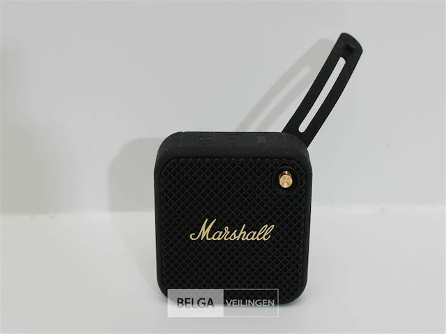 Marshall willen black and brass bluetooth speaker - afbeelding 2 van  4