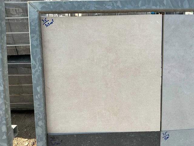 Marshalls ark ivory 1 keramische tuintegel (26x) - afbeelding 1 van  2