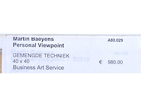 Martin baeyens - personal viewpoint - acryl op doek - 40x40 cm - 2005 - afbeelding 4 van  13