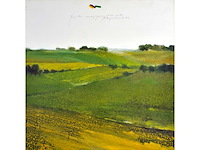 Martin baeyens - regeneration xxii - acryl op doek - 50x50 cm - 2005