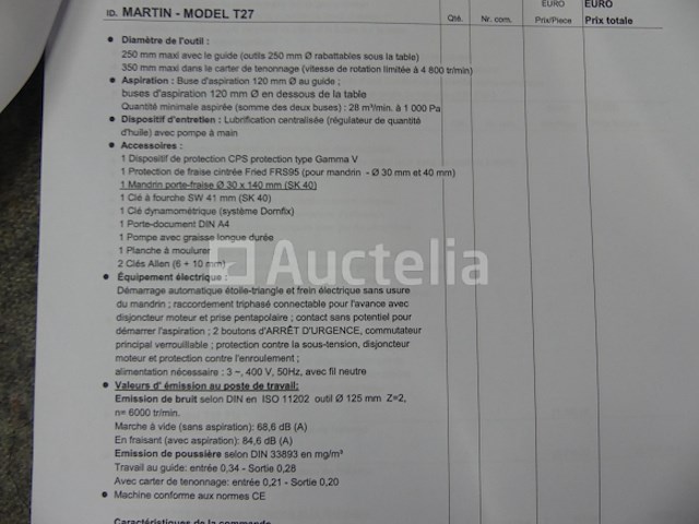 Martin t27 flex kantelas freesmachine - afbeelding 25 van  30