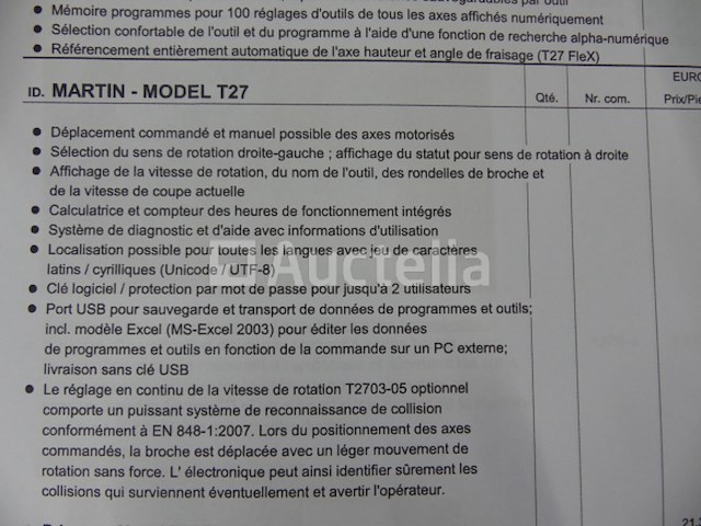 Martin t27 flex kantelas freesmachine - afbeelding 28 van  30