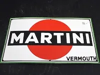 Martini emaille bord - afbeelding 1 van  2