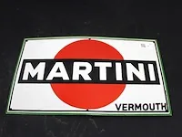 Martini emaille bord - afbeelding 1 van  2