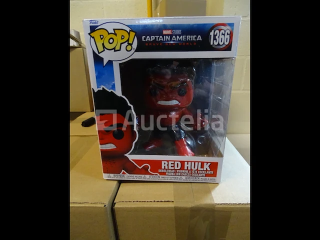 Marvel pop: captain america: brave new world - red hulk pop #1366 funko - afbeelding 2 van  4