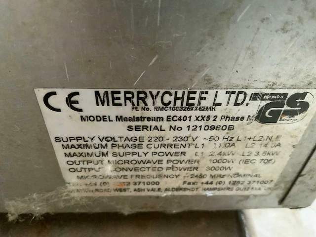 Marychef ec401 elektrische oven - afbeelding 6 van  6