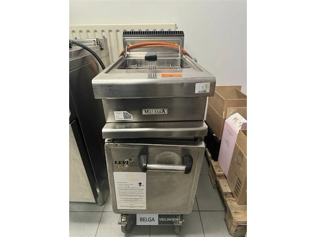 Mas-baga friteuse op gas en wielen - afbeelding 2 van  7