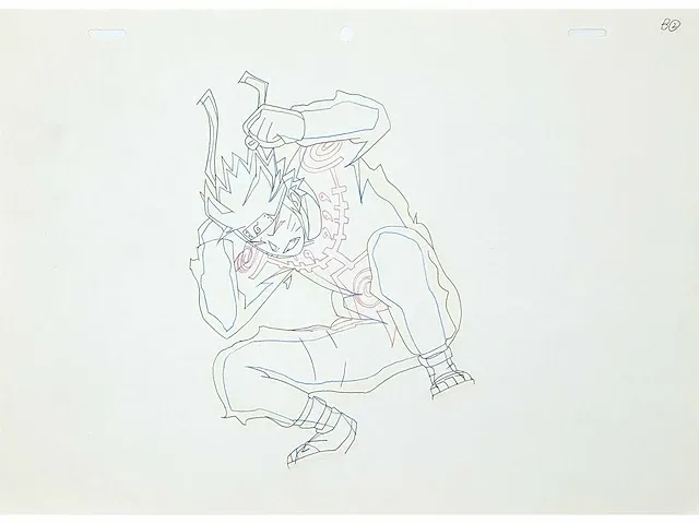 Masashi kishimoto (1974), toegeschreven aan, geanimeerde kunst - afbeelding 1 van  4