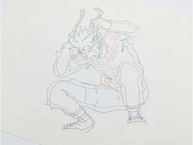 Masashi kishimoto (1974), toegeschreven aan, geanimeerde kunst - afbeelding 3 van  4