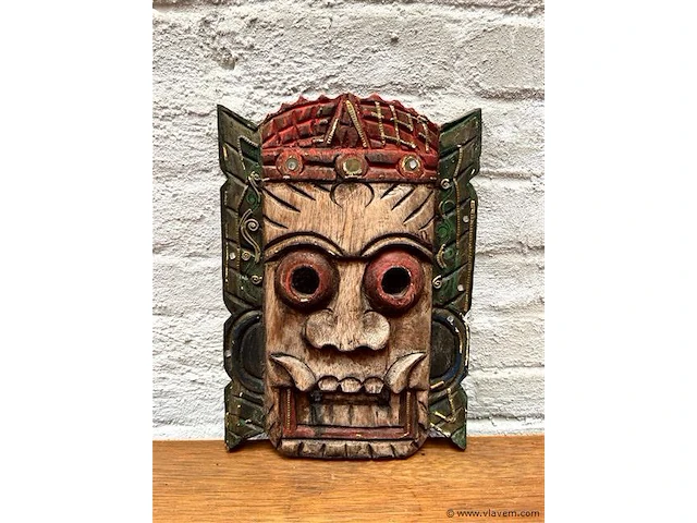 Masker afrika h:27x20cm - afbeelding 1 van  1