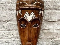 Masker afrika h:33x14cm - afbeelding 1 van  1