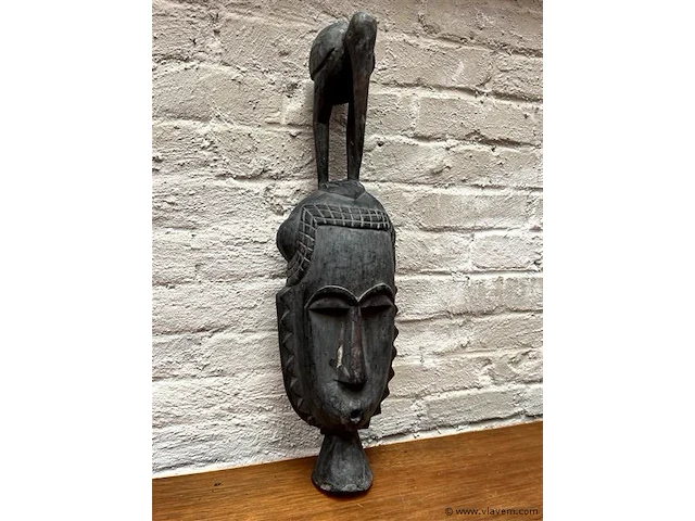 Masker afrika ibis h:48x15cm - afbeelding 1 van  1