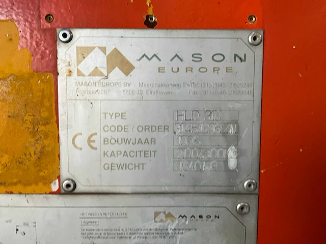Mason europe hld 310 lijmkraan - afbeelding 2 van  14