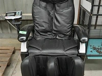 Massage zetel in zwart leder - afbeelding 1 van  4