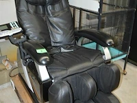 Massage zetel in zwart leder - afbeelding 2 van  4