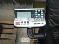 Massage zetel in zwart leder - afbeelding 3 van  4