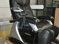 Massage zetel in zwart leder - afbeelding 4 van  4