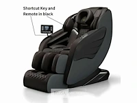 Massage zetel kleur bruin - zwart