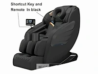Massage zetel kleur zwart - afbeelding 1 van  5