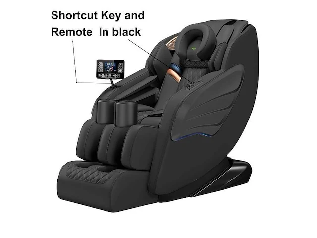 Massage zetel zwart - afbeelding 1 van  2