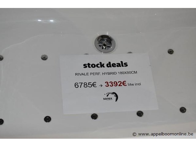 Massagebad 180x180, niet compleet - afbeelding 3 van  4