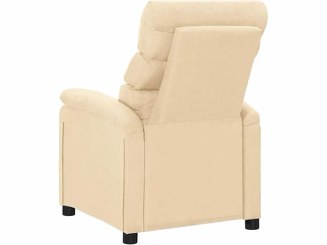 Massagestoel - crèmekleurige stof - afbeelding 11 van  11