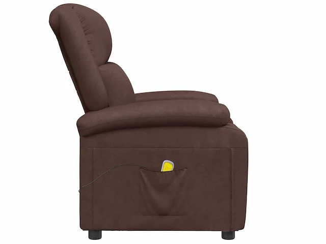 Massagestoel bruin kunstleer - afbeelding 4 van  9