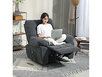 Massagestoel, elektrische relaxstoel met vibratieverwarming - afbeelding 2 van  6