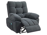 Massagestoel, elektrische relaxstoel met vibratieverwarming - afbeelding 3 van  6