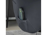 Massagestoel met voetensteun, ergonomische stoel met 10 vibratiepunten - afbeelding 6 van  6
