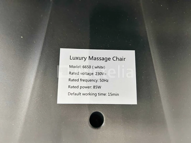 Massagestoel rte 6650 - afbeelding 1 van  12