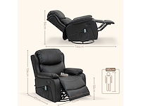 Massagestoel, verwarmde en verstelbare functie - afbeelding 4 van  7