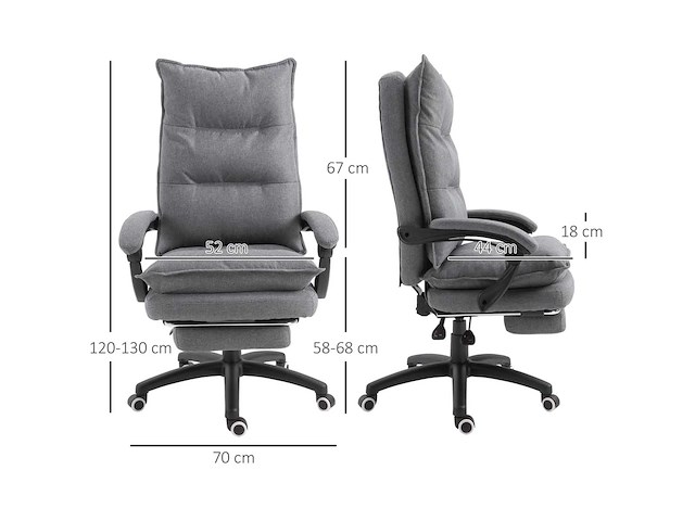 Masserende bureaustoel - afbeelding 4 van  7