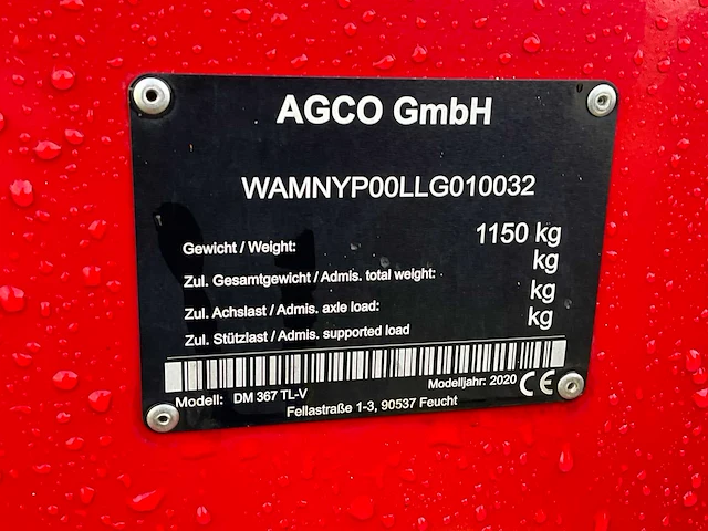 Massey ferguson - 2020 - dm 367 tl-v schijvenmaaier - afbeelding 17 van  24