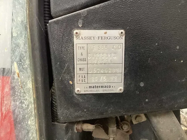 Massey-ferguson - 399 - 4-wheel drive tractor - afbeelding 6 van  16