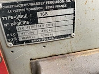 Massey ferguson 168s tractor - afbeelding 5 van  13