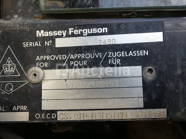 Massey ferguson 6180-4 landbouwtractor - afbeelding 2 van  29