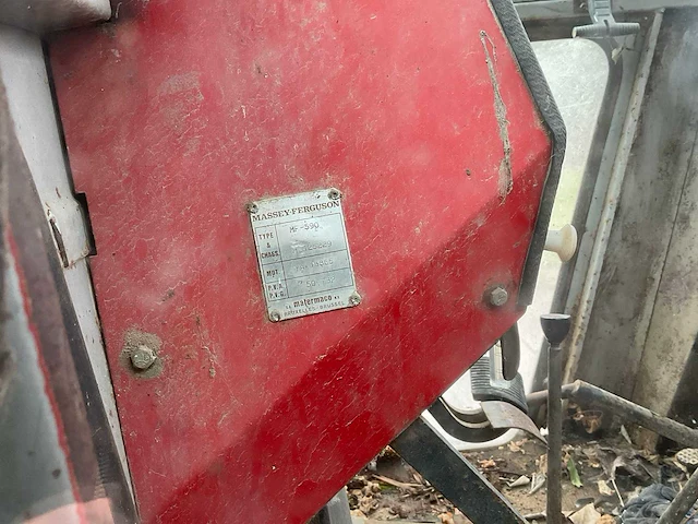 Massey ferguson mf-590 oldtimer tractor - afbeelding 13 van  22