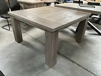 Massief eiken eetkamertafel 140x140 - afbeelding 2 van  4