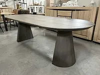 Massief eiken eetkamertafel - afbeelding 1 van  7