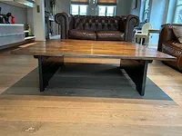 Massief eiken salontafel - afbeelding 1 van  3