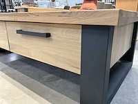 Massief eiken salontafel - afbeelding 2 van  5