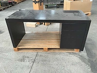 Massief houten bureau - afbeelding 1 van  16